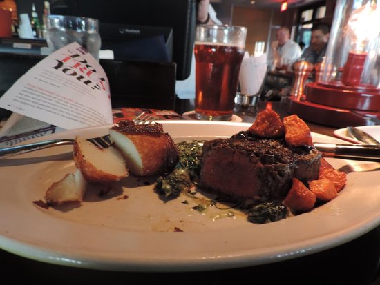 The Arrogant Butcher signature dishes Filet MignonButcher’s MeatloafSlow Roasted Prime Rib